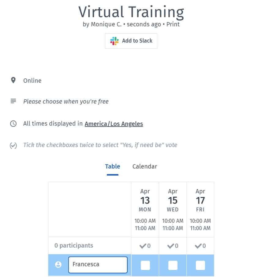 virtual training